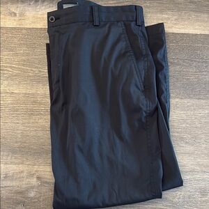 Nike Black Dress Pants Flat Front Design